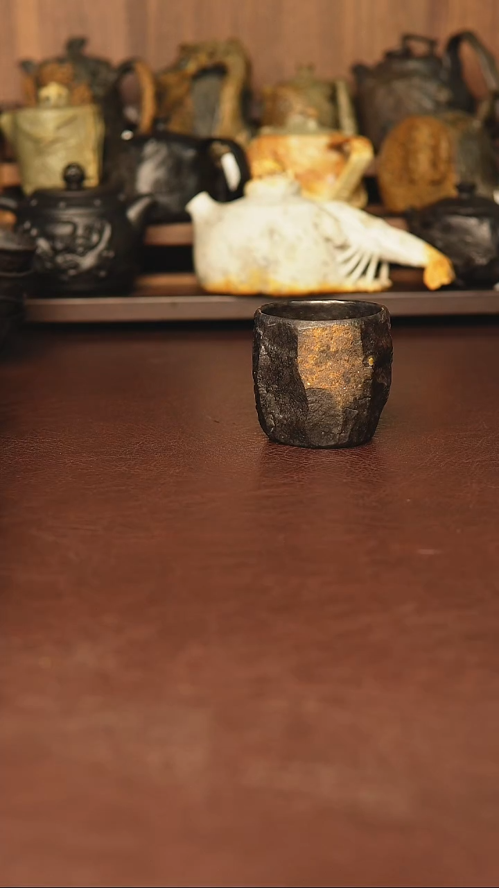 冰碛岩杯子原皮中