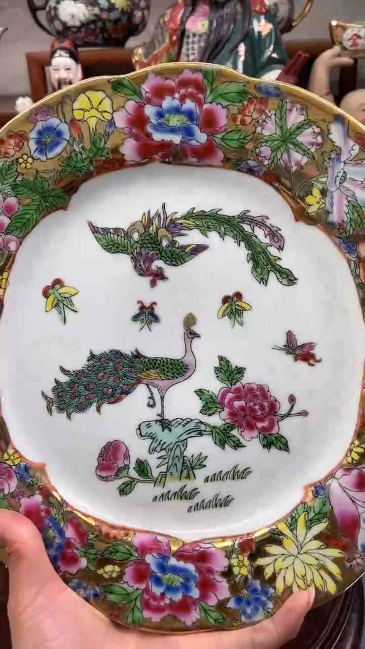 瓷片微瑕慎拍景德镇窑老厂瓷器单件