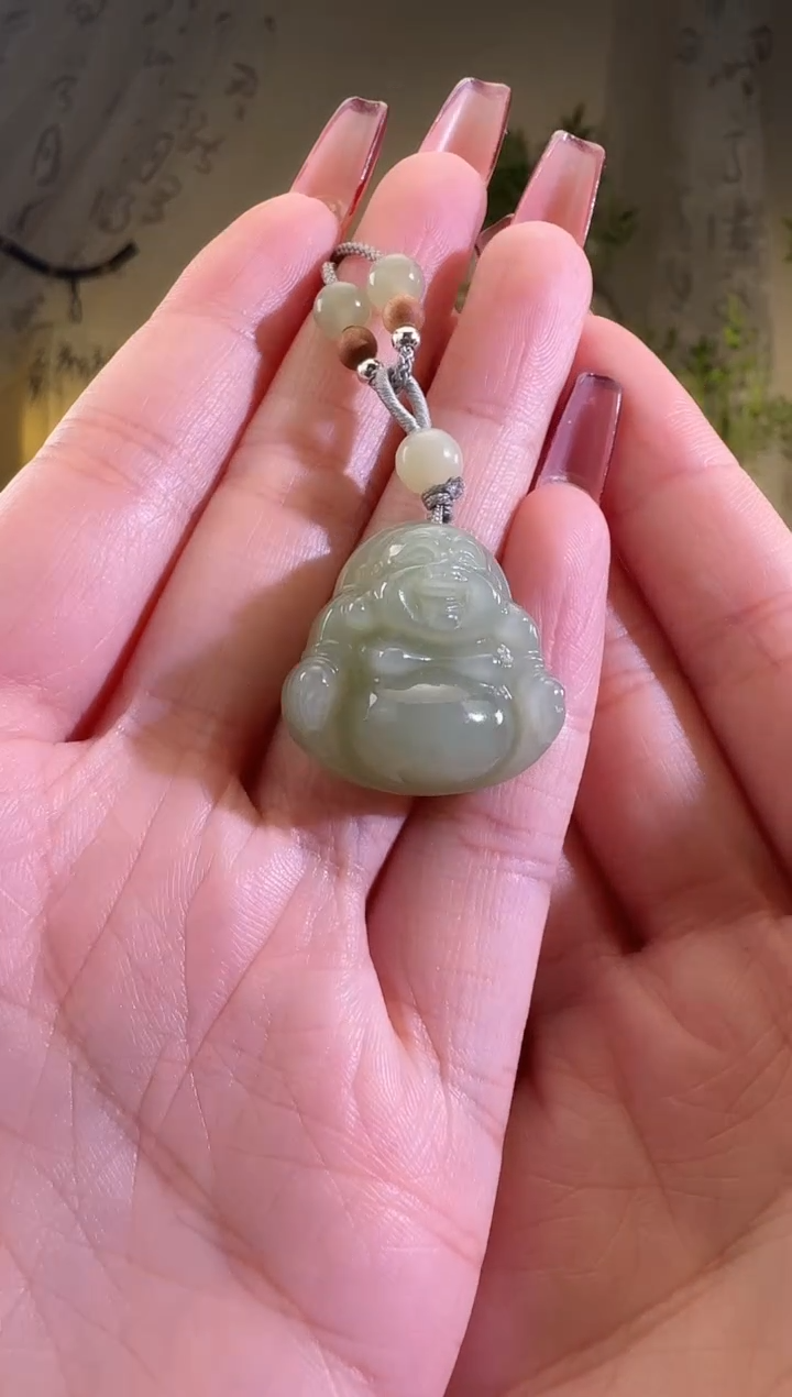 【闪购商品】和田玉颈饰未镶嵌25mm佛公