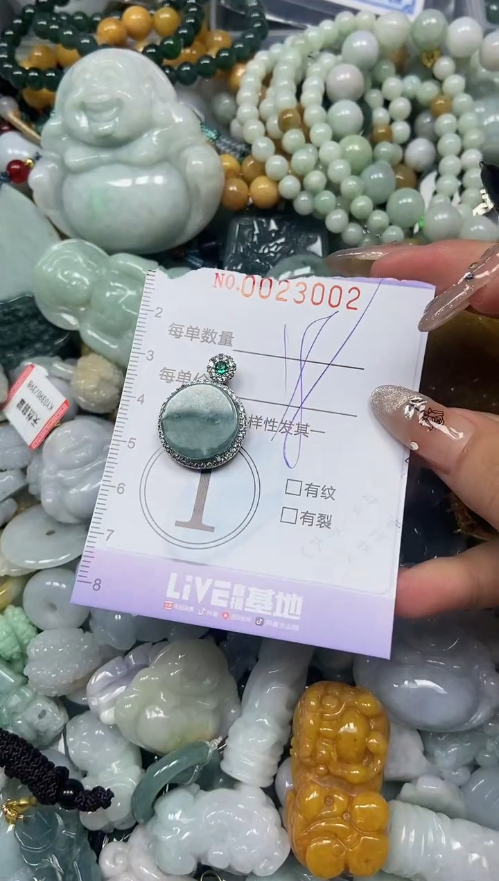 【闪购商品】翡翠颈饰未镶嵌闪购0023002