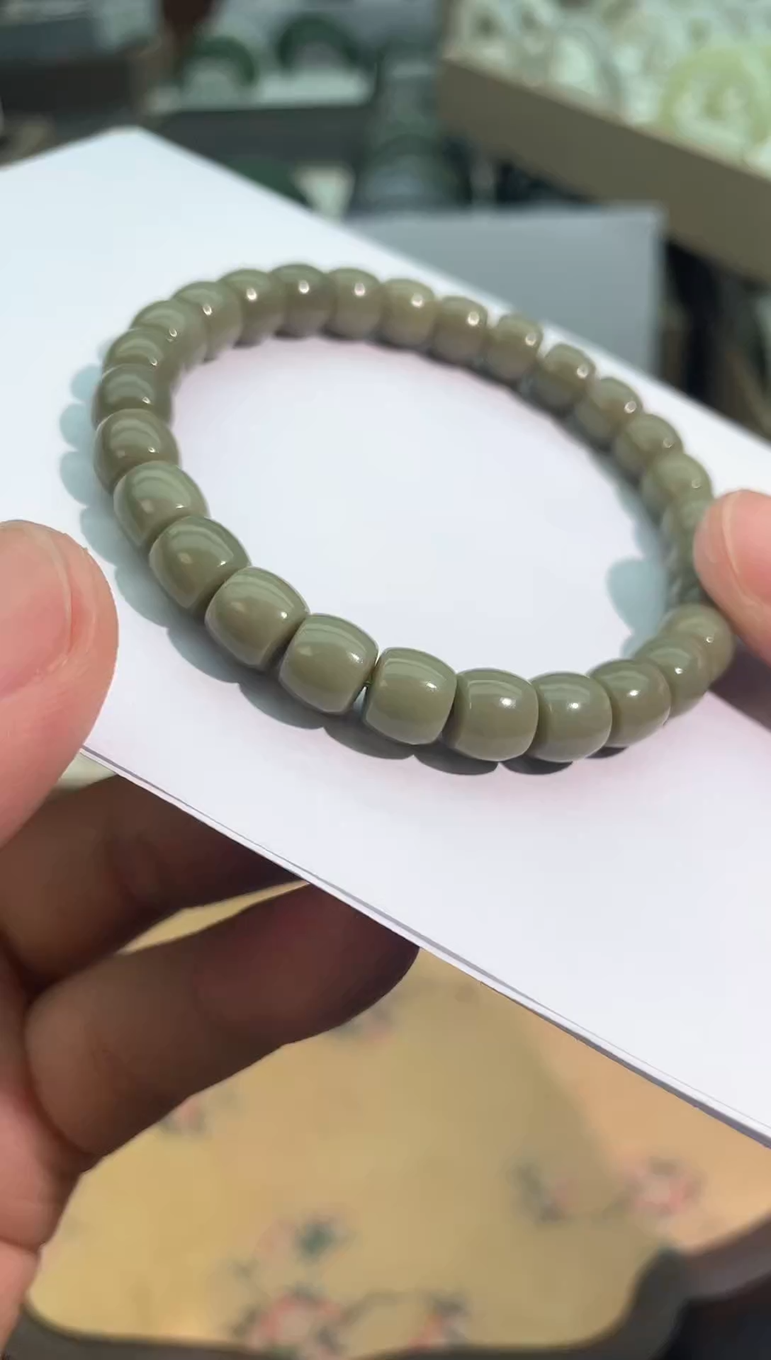 【闪购商品】和田玉手链未镶嵌直切手串多样性发其一