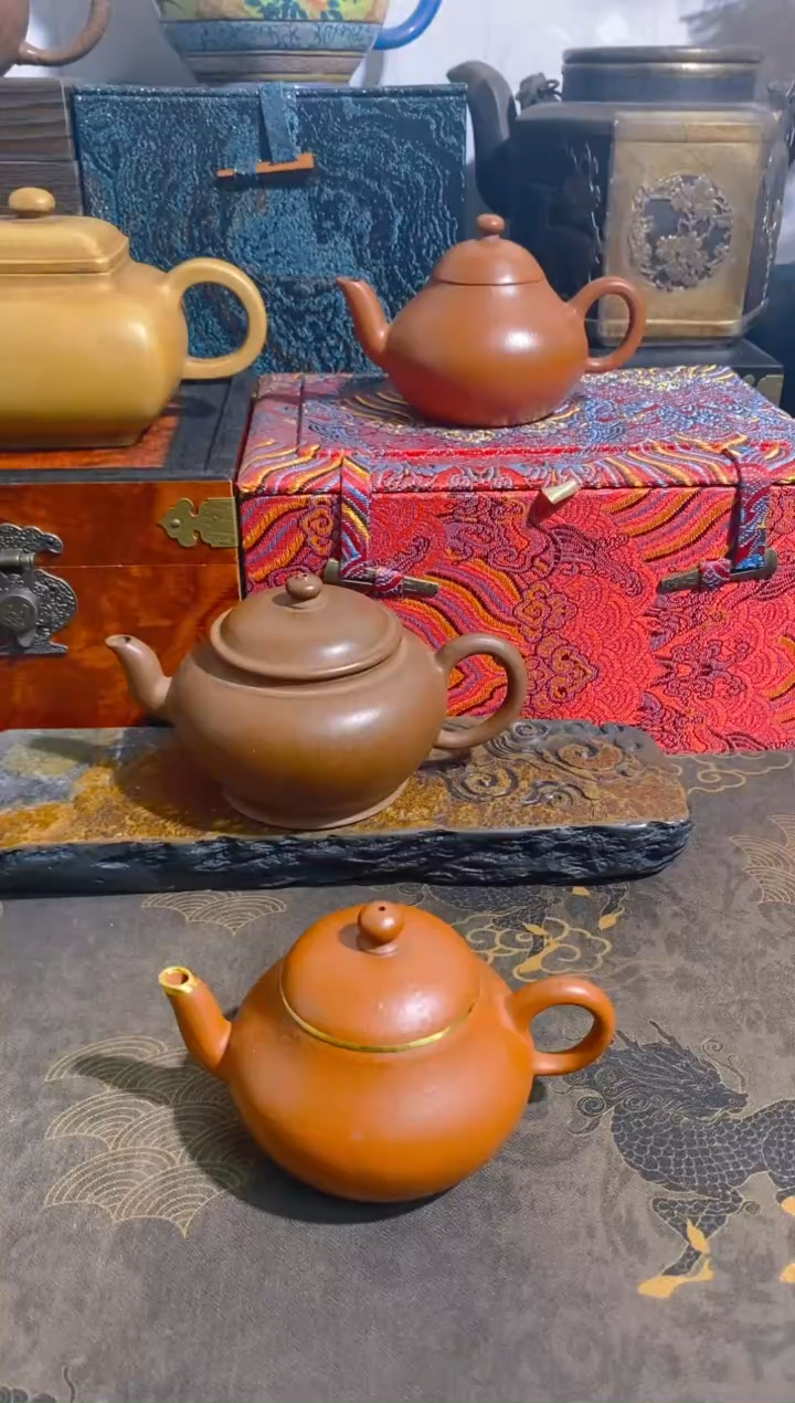 茶壶紫砂朱泥全手工