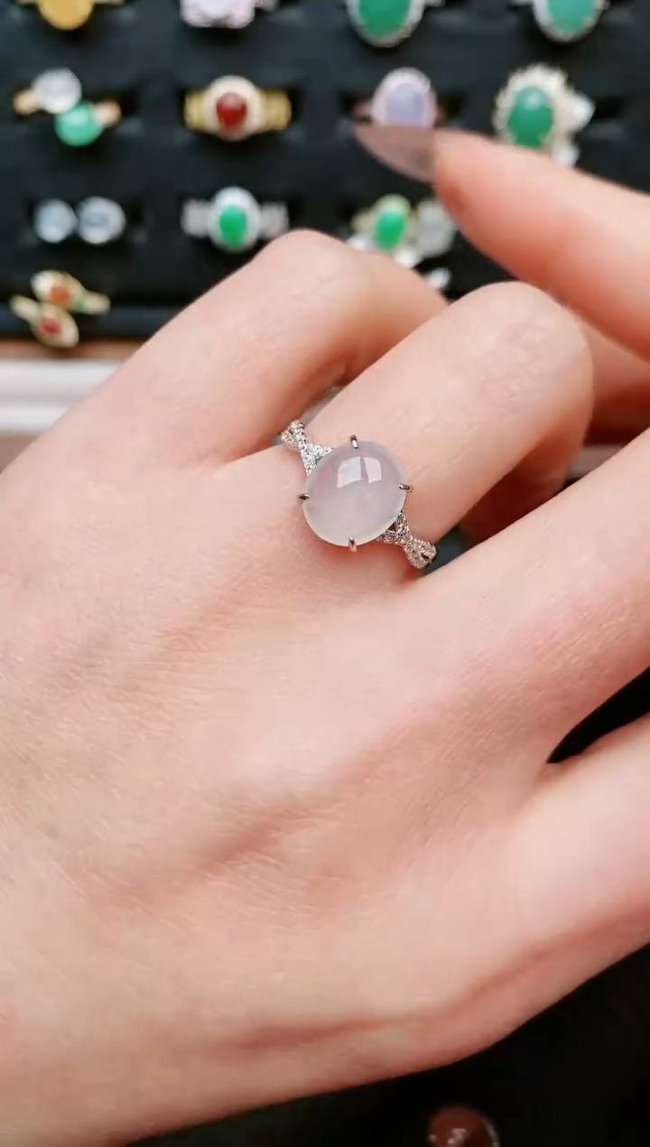 【闪购商品】翡翠戒指银S925镶嵌.....