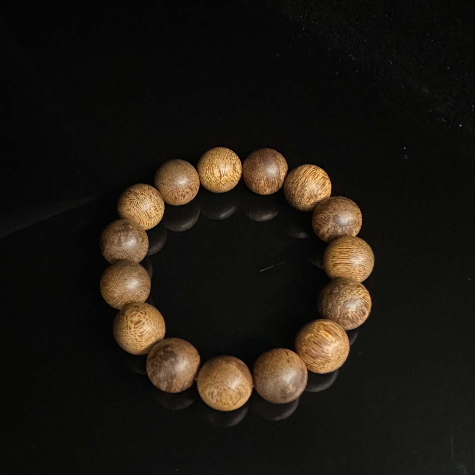 Y39沉香【越南芽庄白奇虎斑纹沉水单圈】14.5mm收藏级M6980800311-2