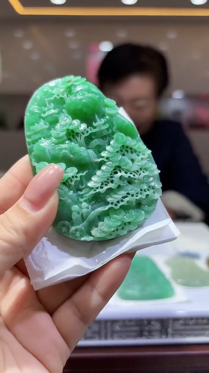 未镶嵌定制翡翠用****633/1230/C/山水