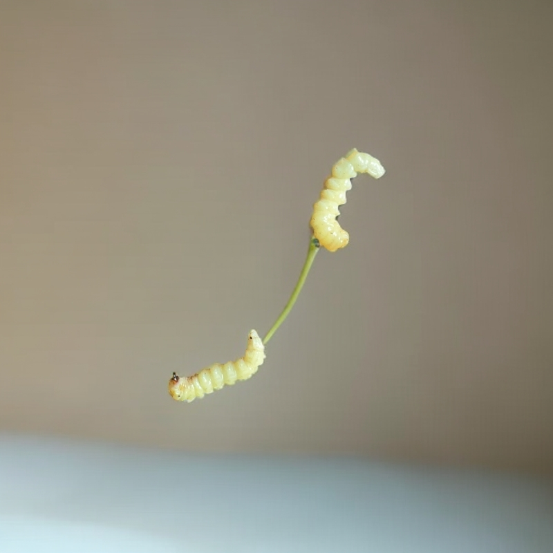 野生小头柴虫画眉鸟食提性壮膘活体柴虫保证成活率 百分之九十五