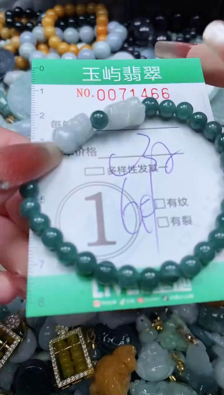 【闪购商品】翡翠颈饰未镶嵌闪购0071466多样性发其一