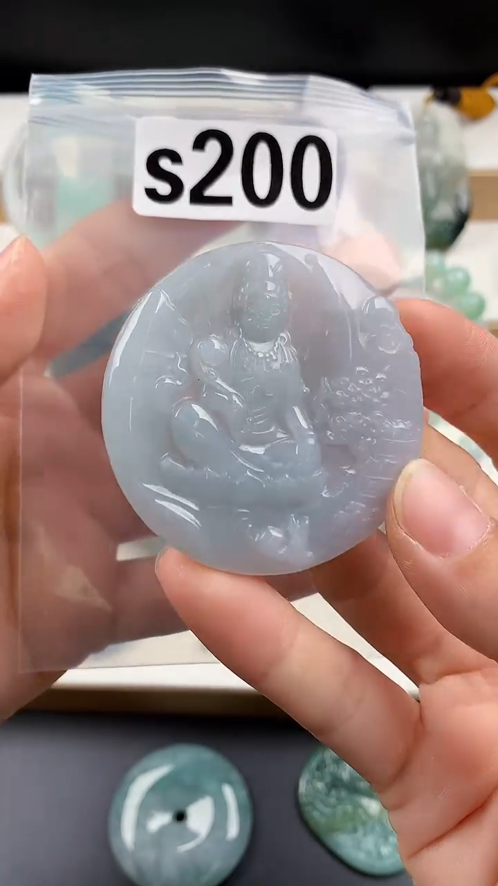 颈饰未镶嵌翡翠天然翡翠吊坠挂件