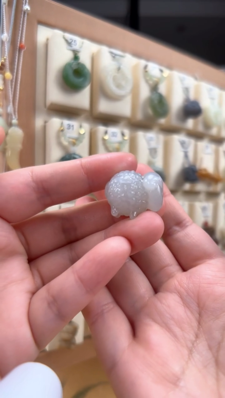 【闪购商品】和田玉颈饰未镶嵌小羊吊坠