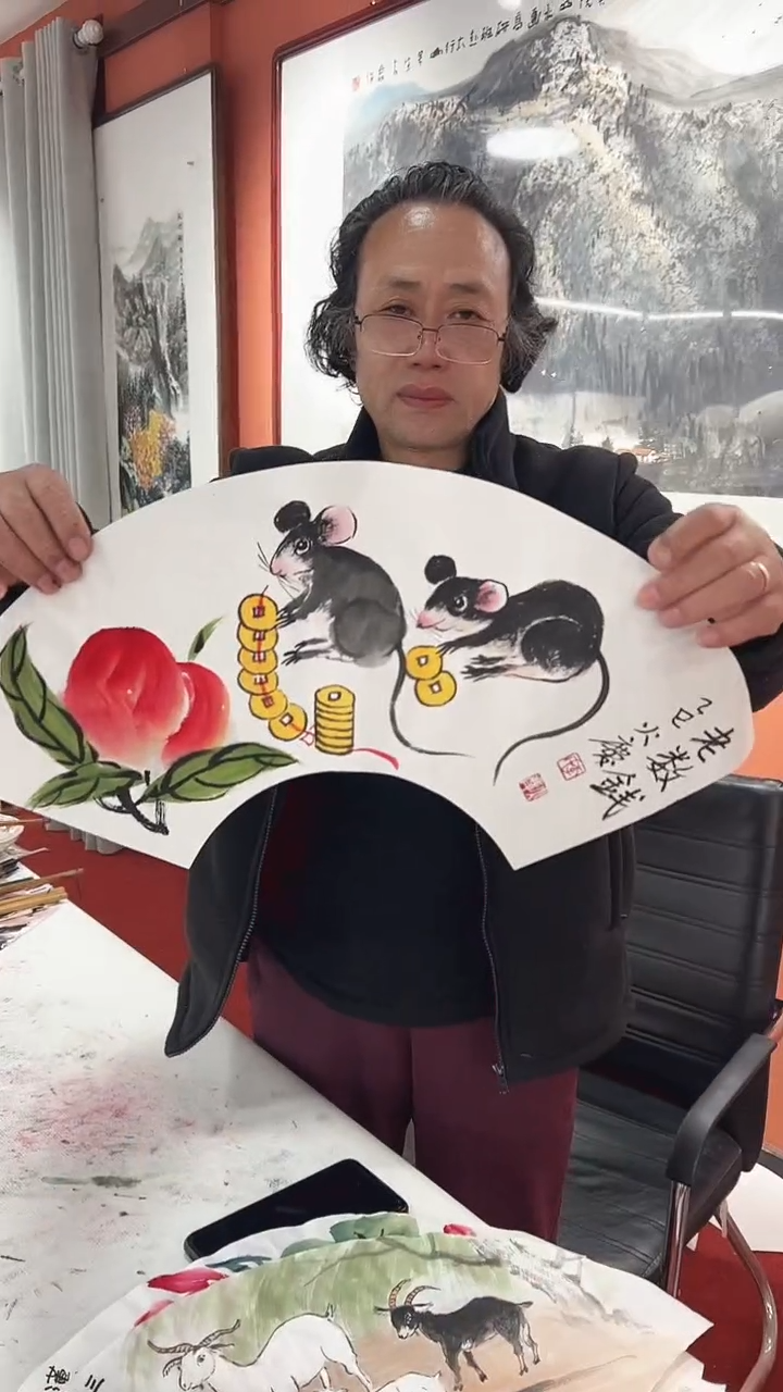 国画李火庆/国画/花鸟