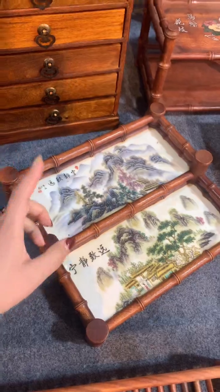 木福利           瓷板高低架