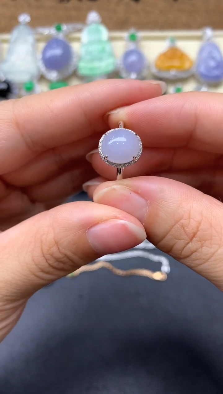 【闪购商品】翡翠戒指18K金镶嵌129-中国好珍宝