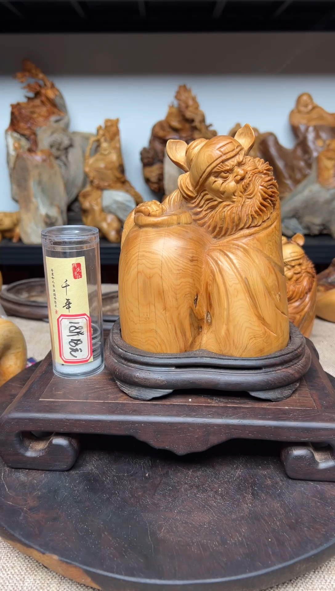 柏木（崖柏）崖柏雕刻件