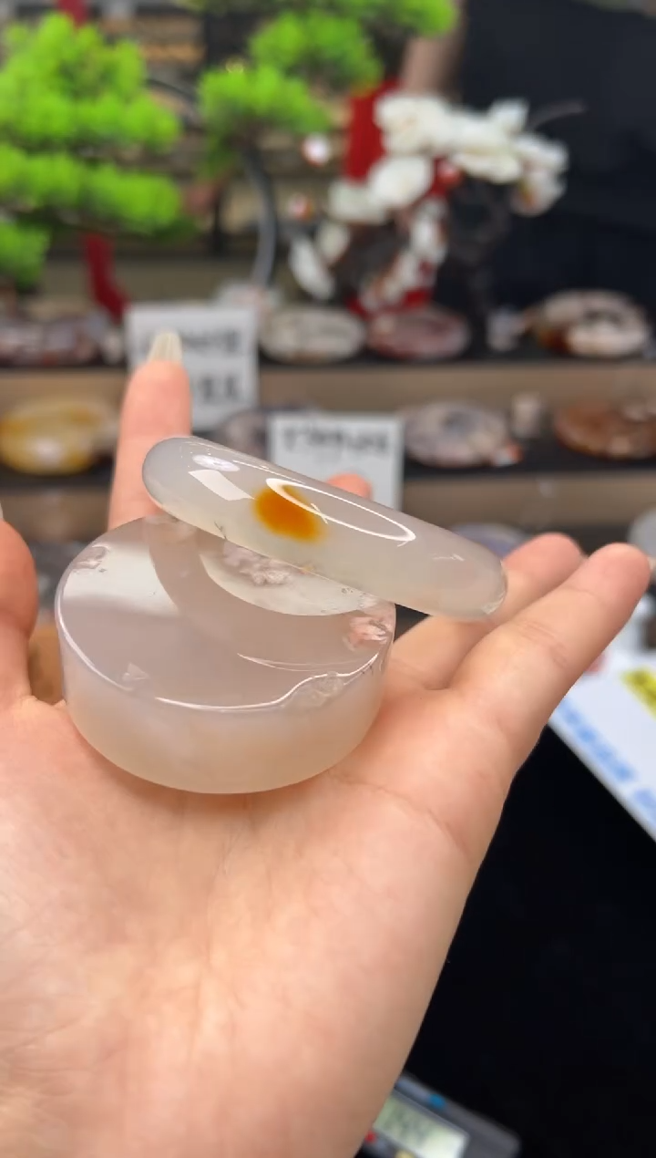 【闪购商品】石英质玉手镯未镶嵌57圈口（赠送镯心)21238
