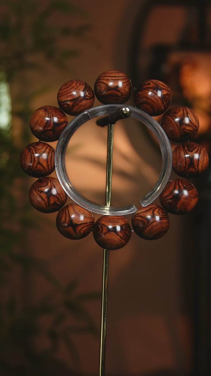 【闪购商品】黄花梨/降香黄檀手串/手链海南黄花梨2.0cm