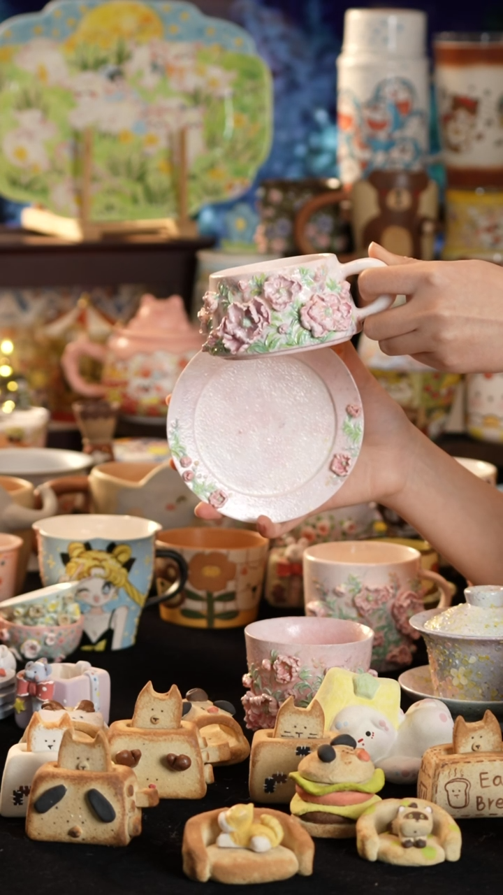 其他陶景德镇釉下彩手绘设计师款陶瓷