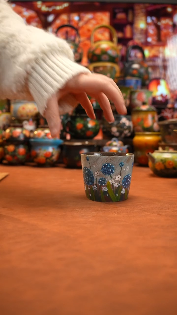 油画   釉下彩  杯子