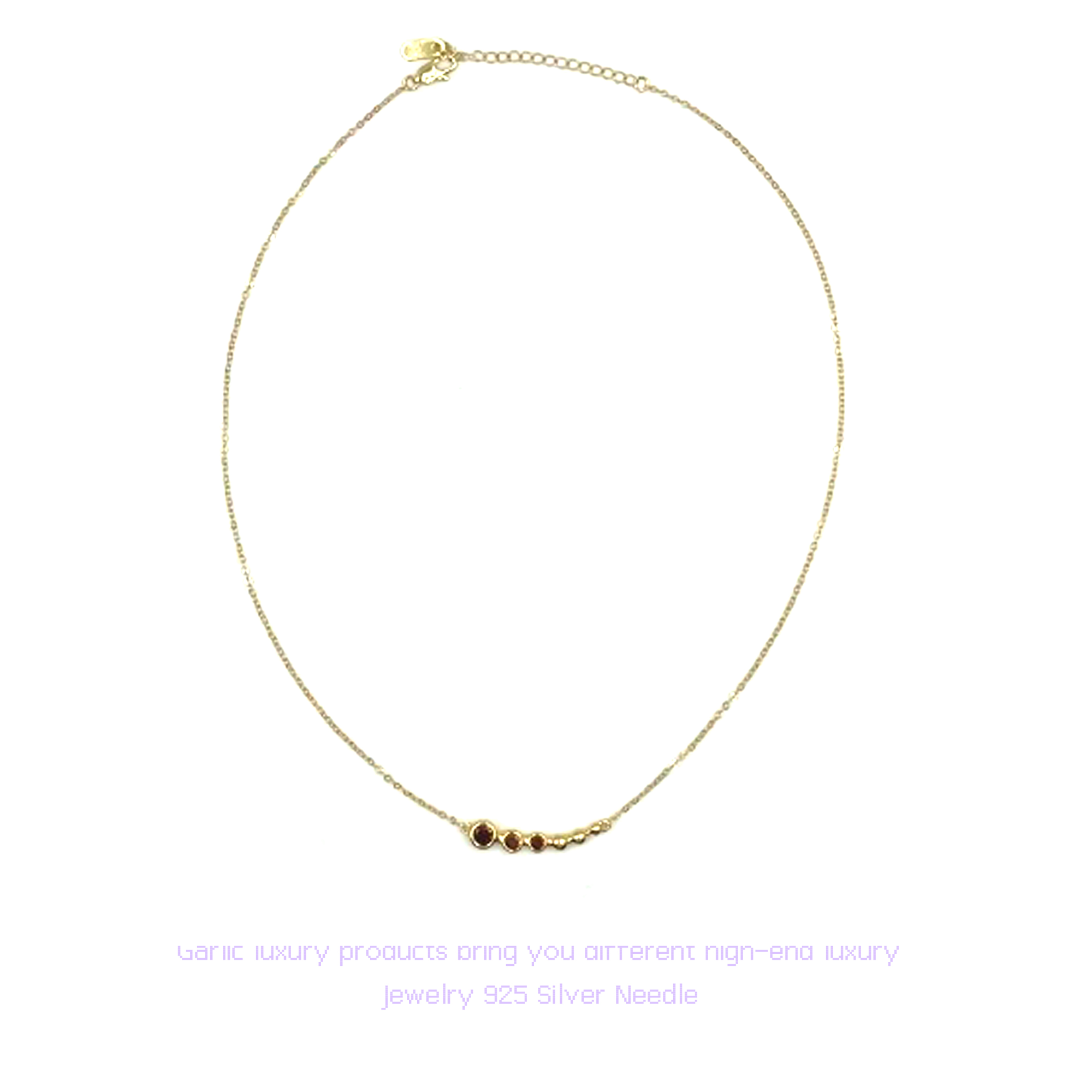 铜合金项链 设计师款项链~7468（45+5cm）