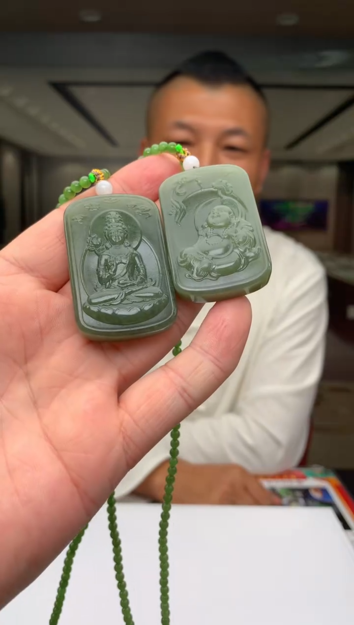 【闪购商品】定制和田玉Boss阳天然和田玉（拍一发一）