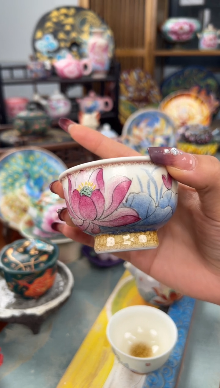 【闪购商品】壹乐手绘禅定杯定制版