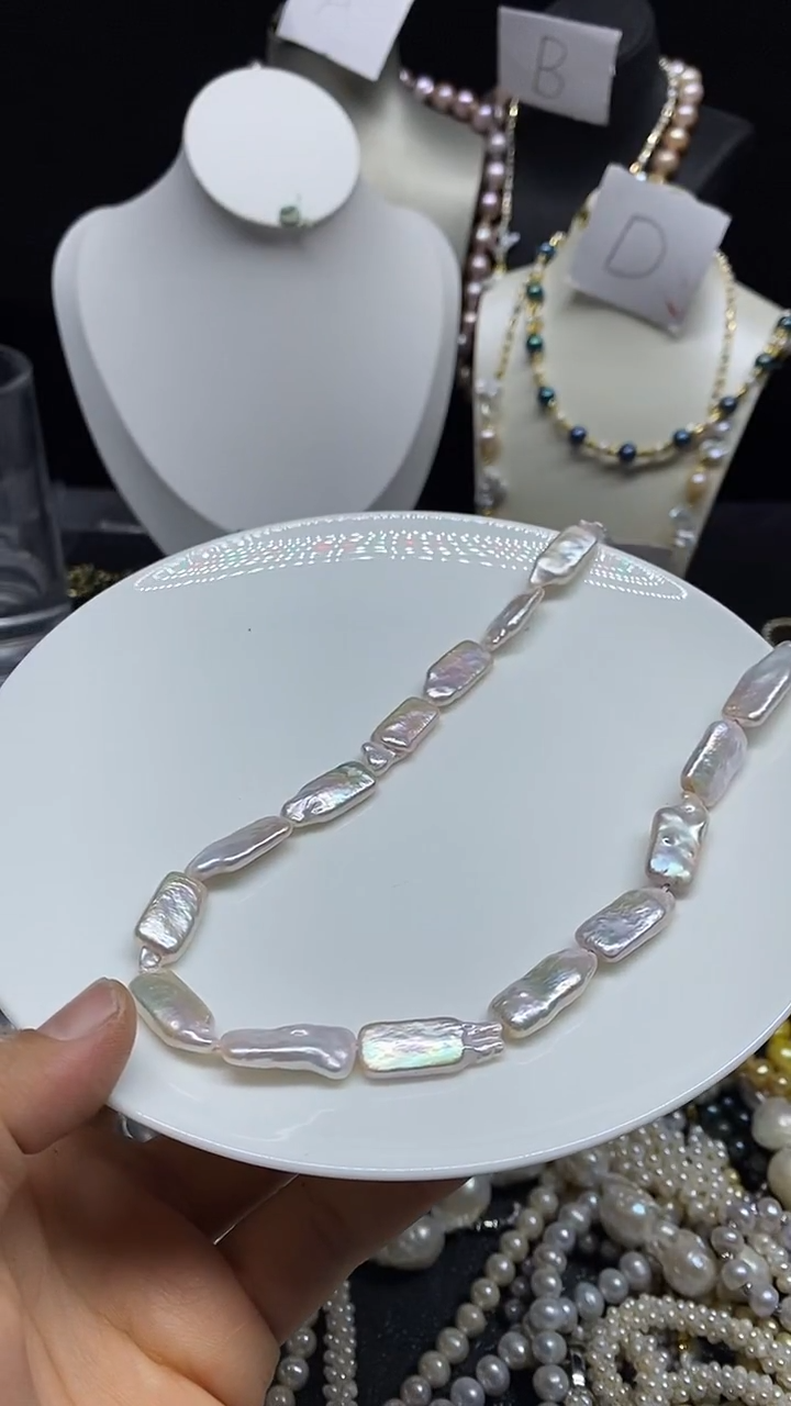 淡水珍珠未镶嵌颈饰多人