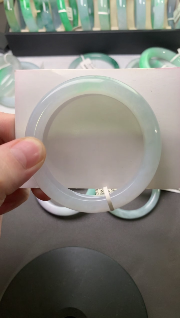 未镶嵌手镯翡翠秦*猫53.6*13.7*8.2