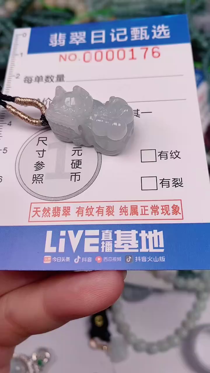 【闪购商品】翡翠颈饰未镶嵌00000176
