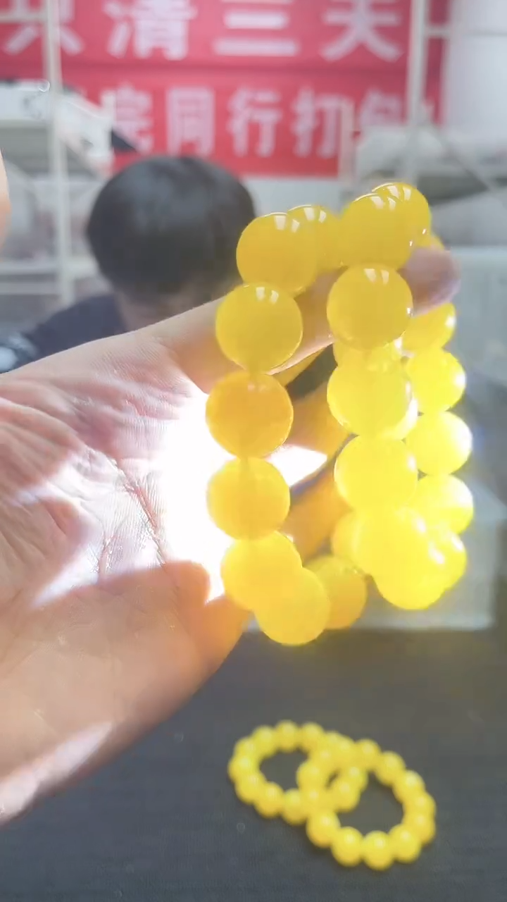 【闪购商品】硅化珊瑚手串未镶嵌精美手串125