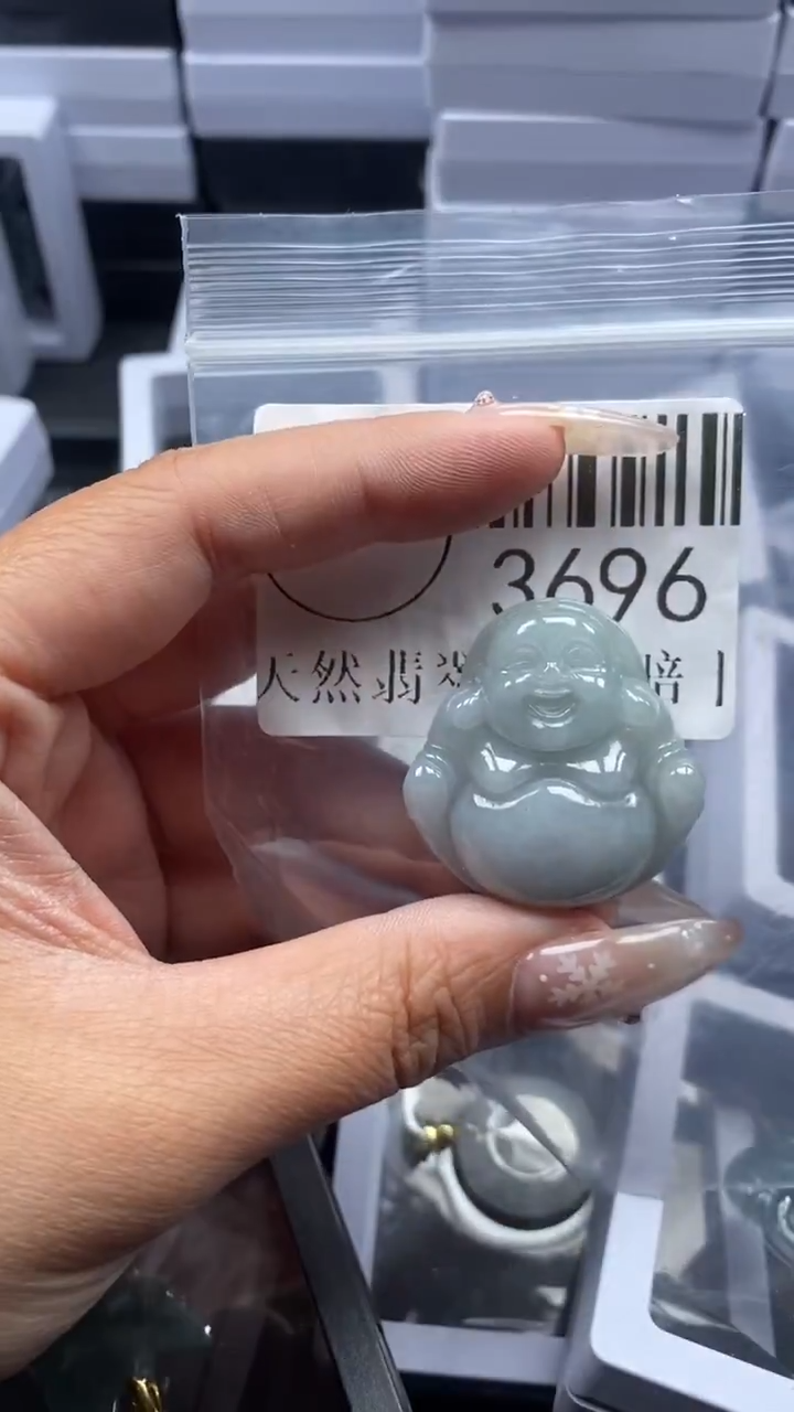 颈饰未镶嵌翡翠3696