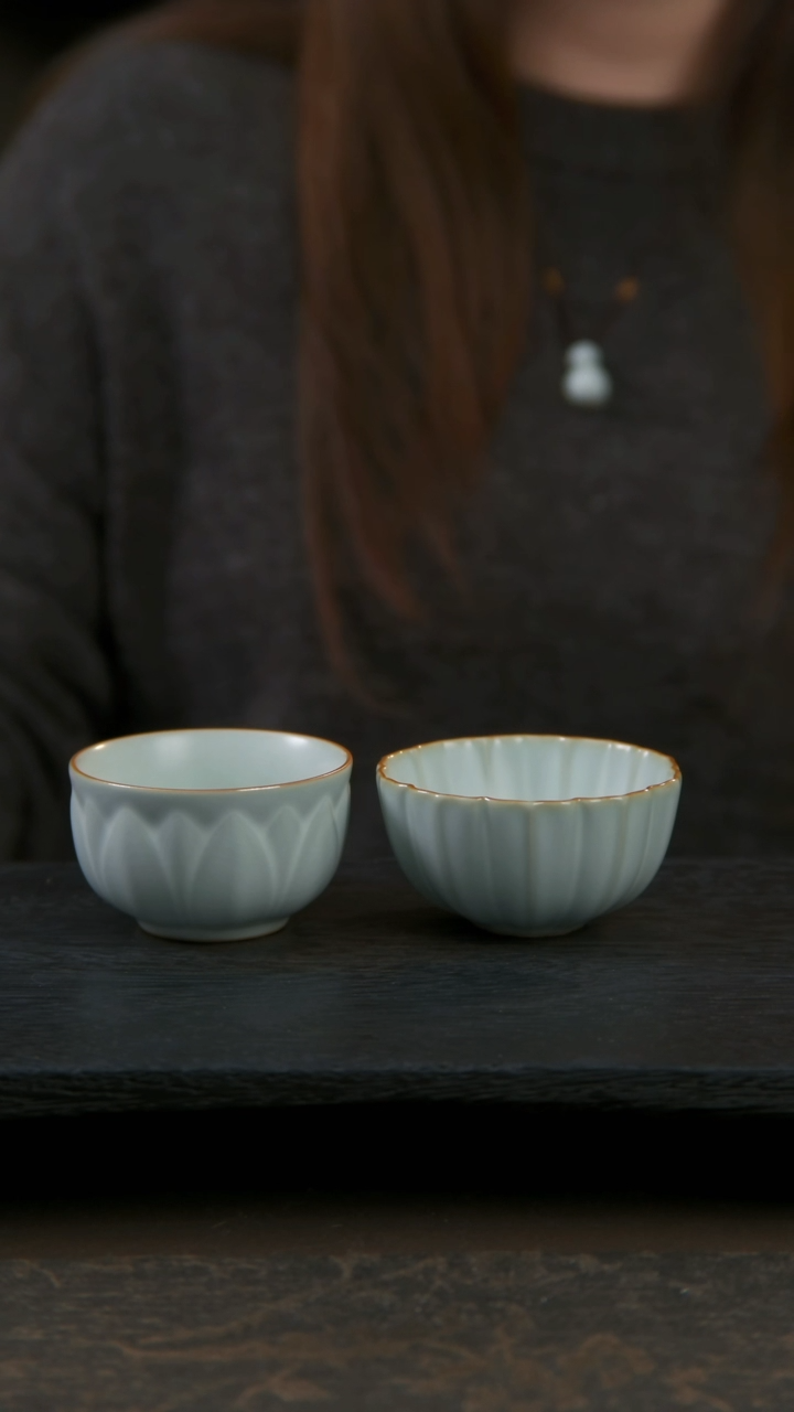 【闪购商品】杯溪与菊对杯组合1