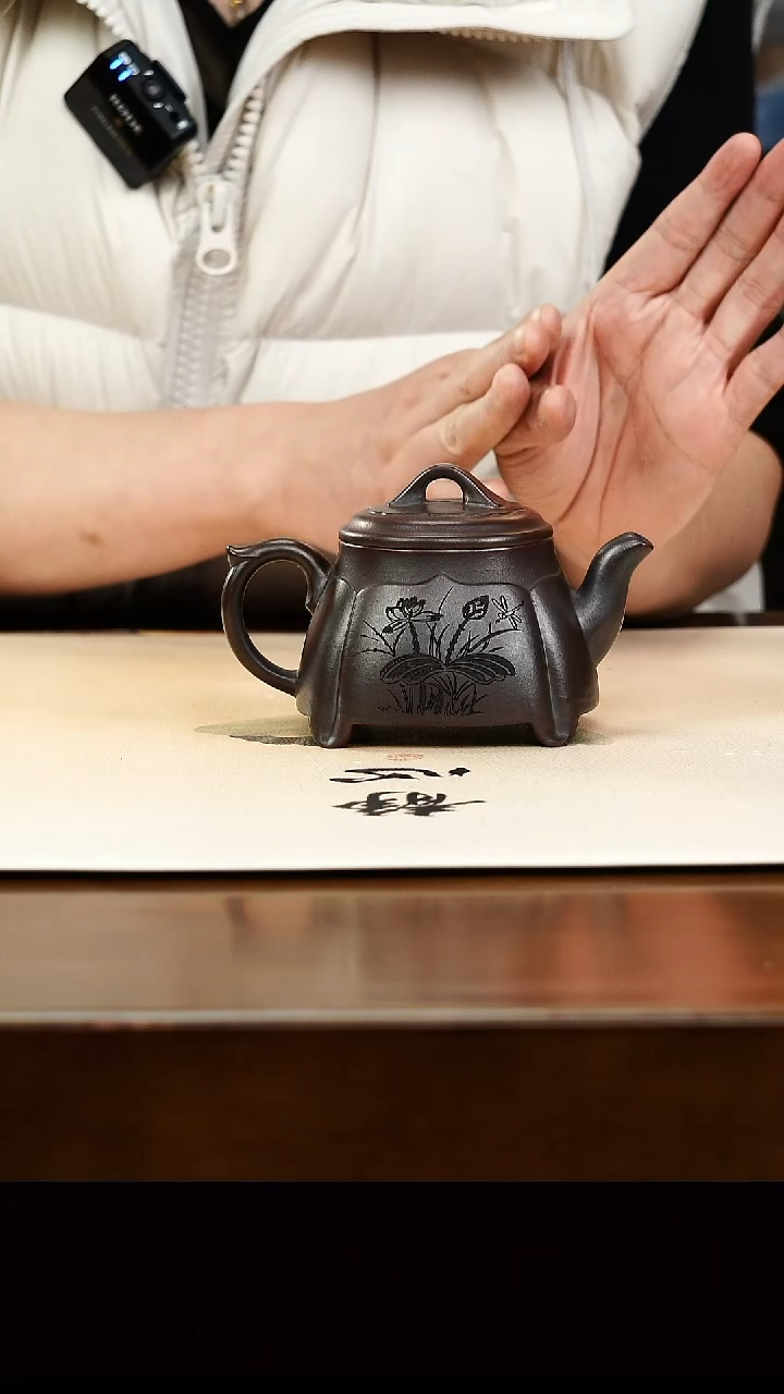 茶壶紫砂宜兴原矿紫砂壶孤品