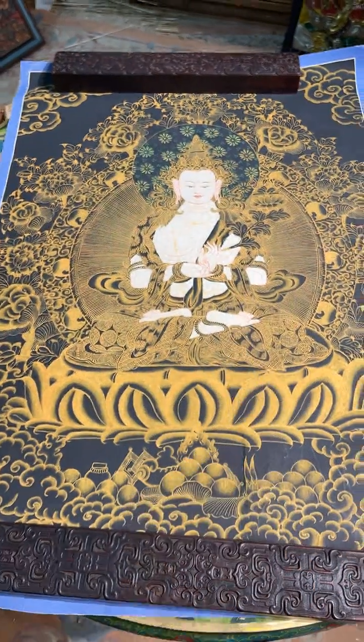 卷轴画路路的唐卡tk160