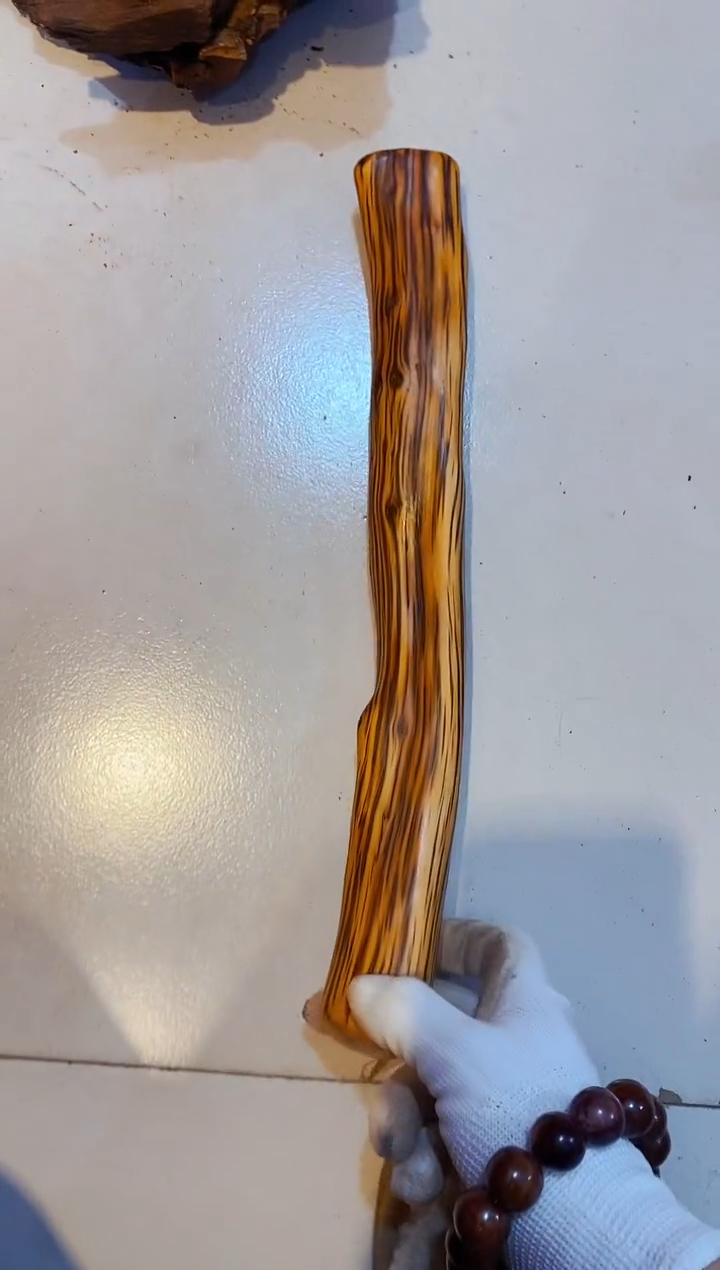 柏木（崖柏）26敲背捶北太行崖柏手把件手串