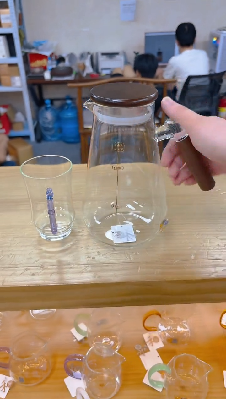 禾器-沁源壶-透明+卉禾-连羽杯-紫兰罗