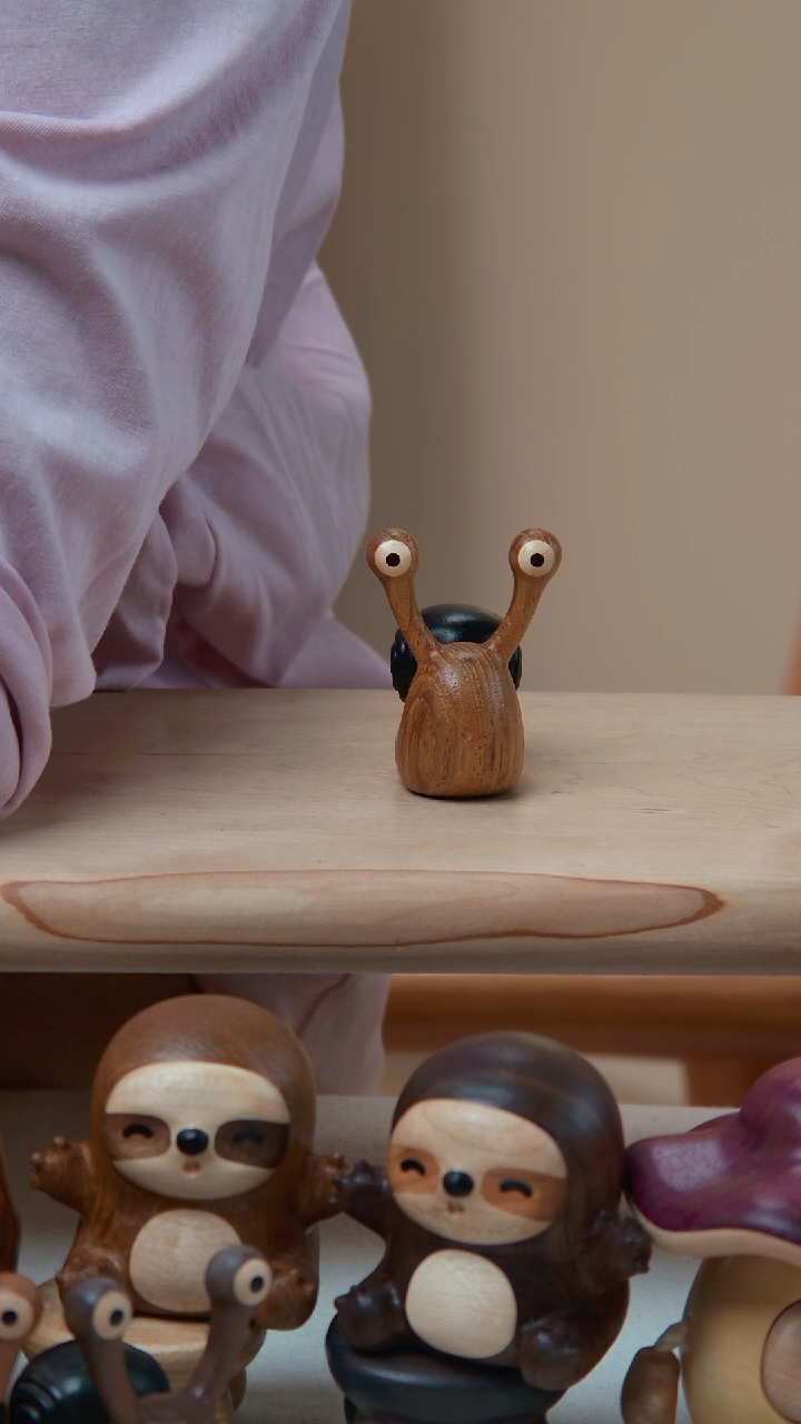 木大****力大娜要努力 柚木蜗牛瑕疵