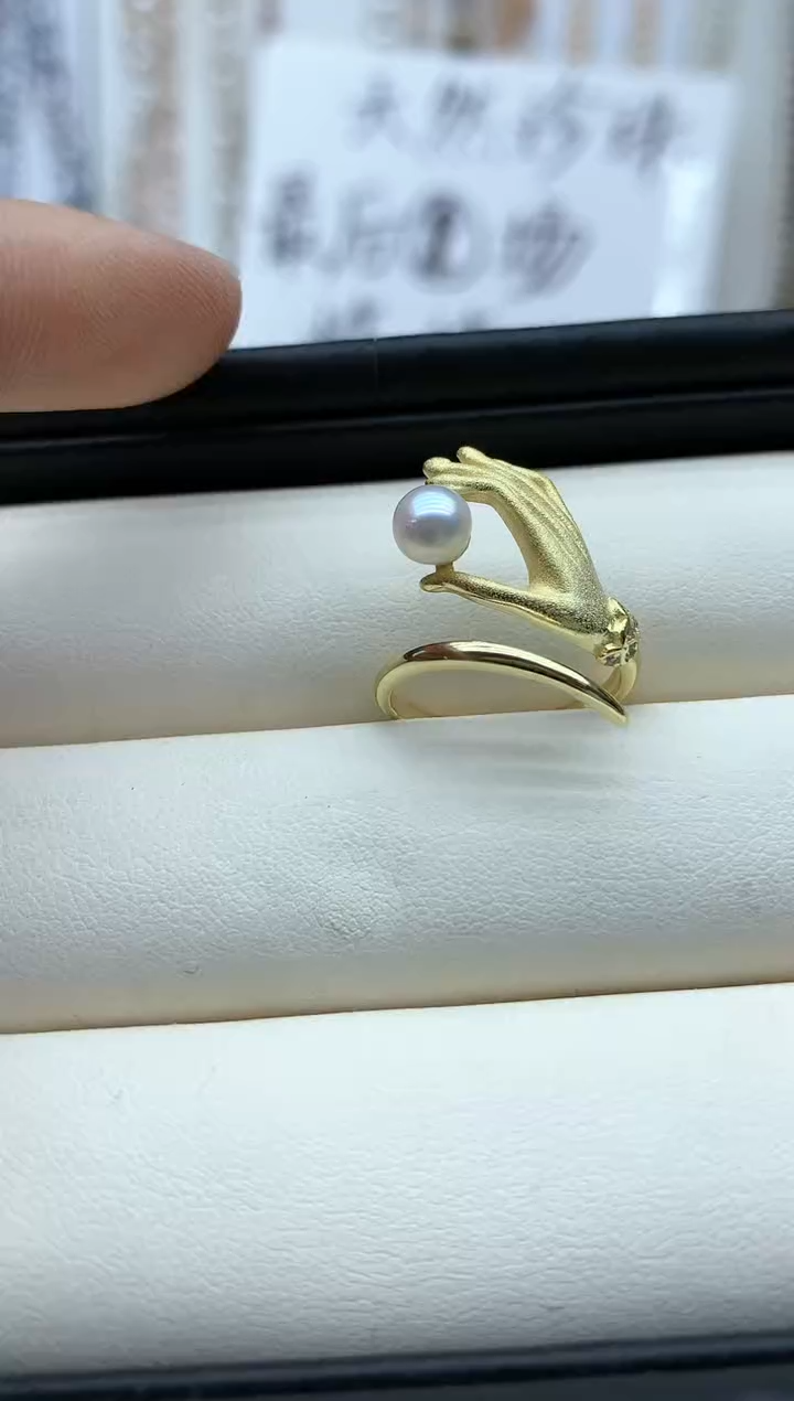 【闪购商品】淡水珍珠戒指未镶嵌戒指