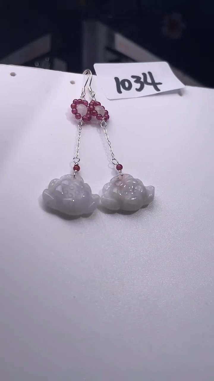 未镶嵌翡翠耳饰喜欢拍