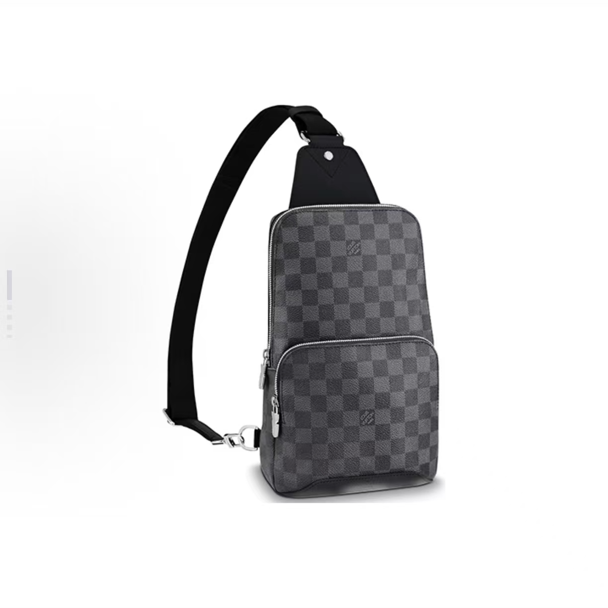 99新 LouisVuitton/路易威登 Lv黑棋盘胸包/X144