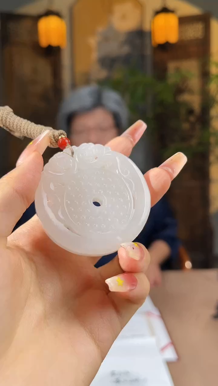 和田玉未镶嵌颈饰925