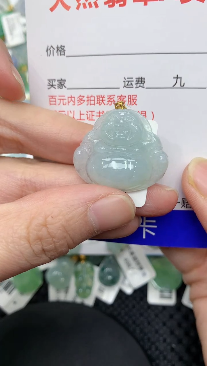 【闪购商品】翡翠颈饰18K金镶嵌11111111