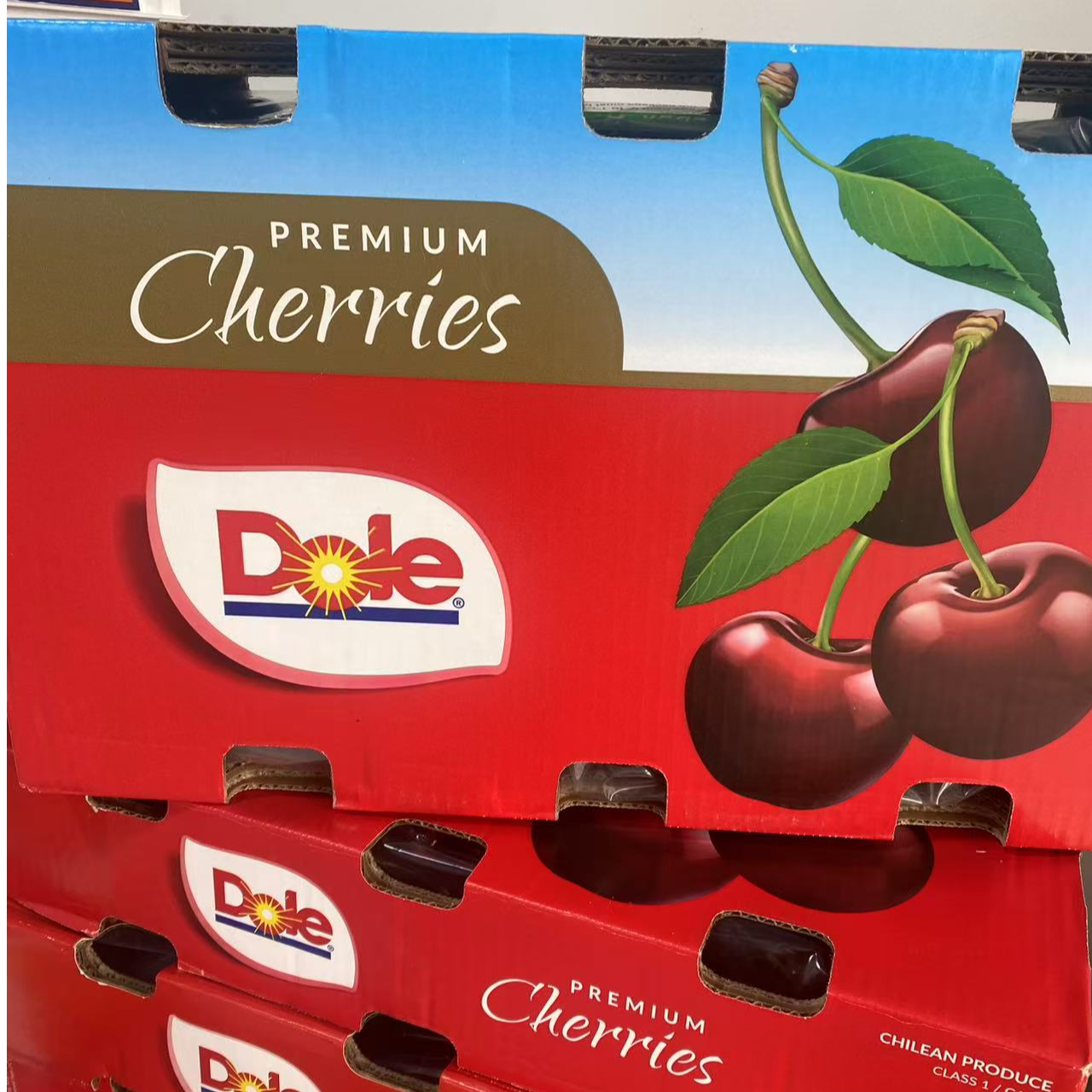 车厘子10斤装XLD科迪亚   都乐蓝天白云