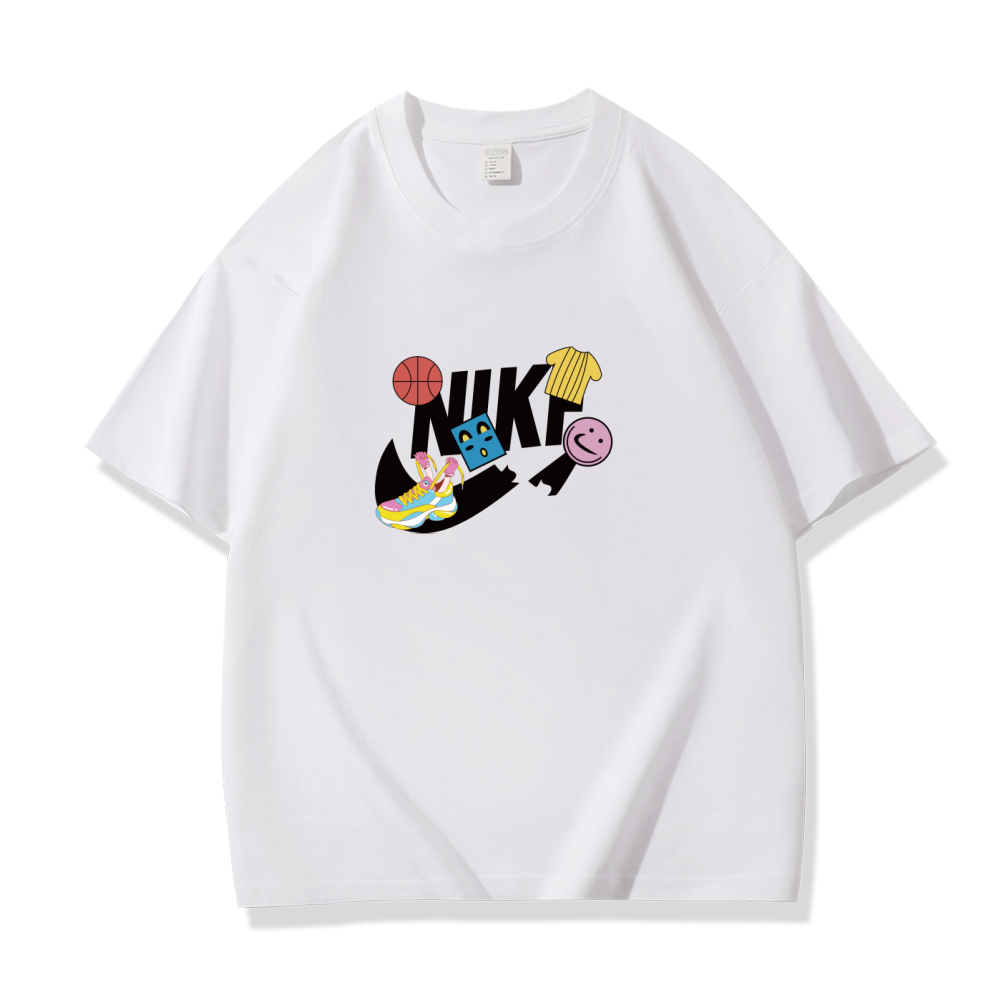 【一折粉丝福利】潮牌短袖T恤百搭简约夏季男女同款