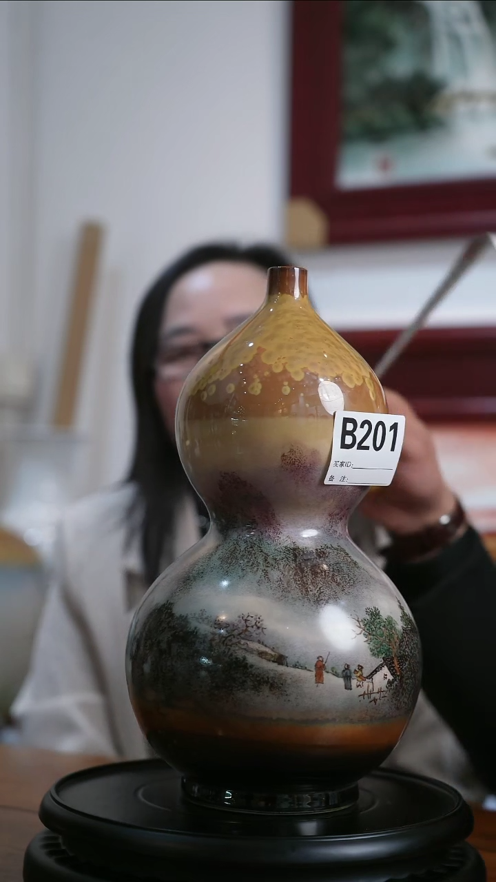 【闪购商品】瓷片景德镇陶瓷赏瓶201