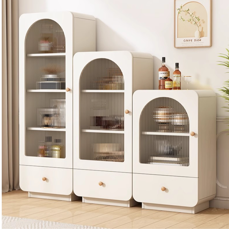 玻璃门立柜书柜展示置物靠墙储物客厅落地立柜电视柜边柜餐边柜