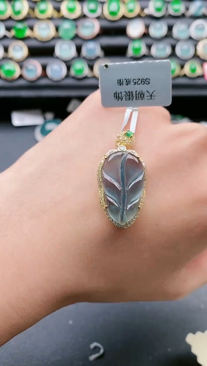 【闪购商品】翡翠戒指银S925镶嵌111111111111