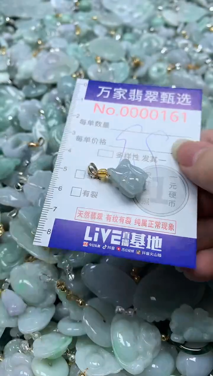 吊坠(不含链)未镶嵌翡翠0161