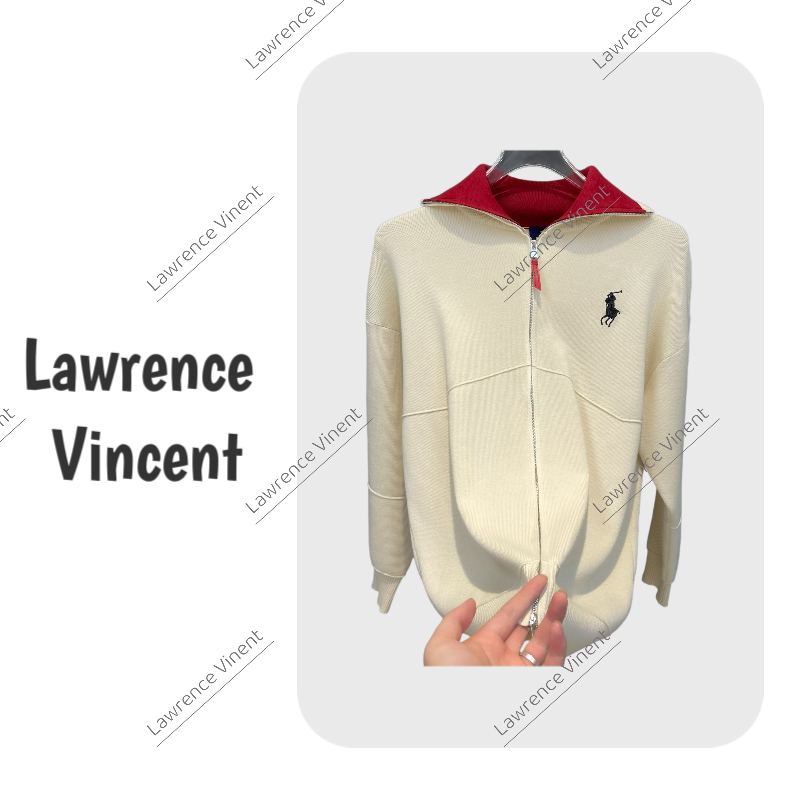 Lawrence Vincent 拉链外套翻领衬衫内搭男女款W8176
