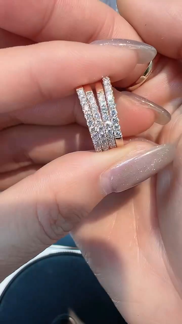 【闪购商品】钻石戒指/指环18K金镶嵌多样性发一