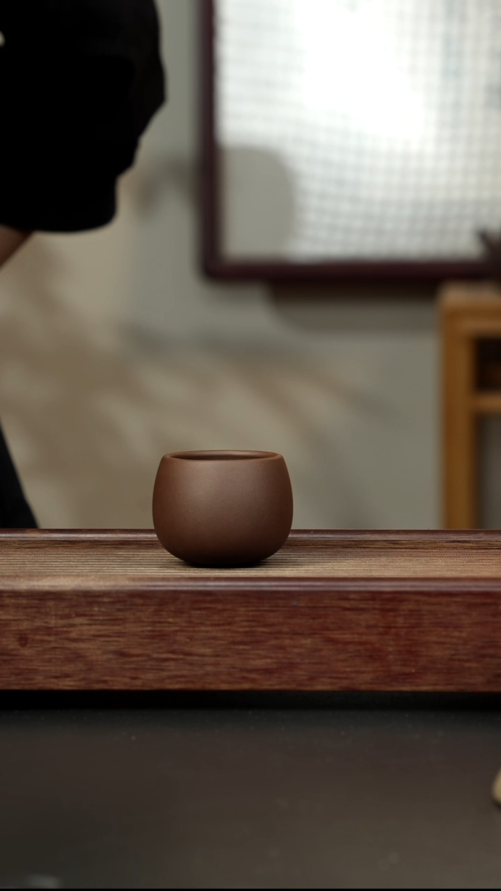 紫砂茶壶底槽清 不倒翁杯