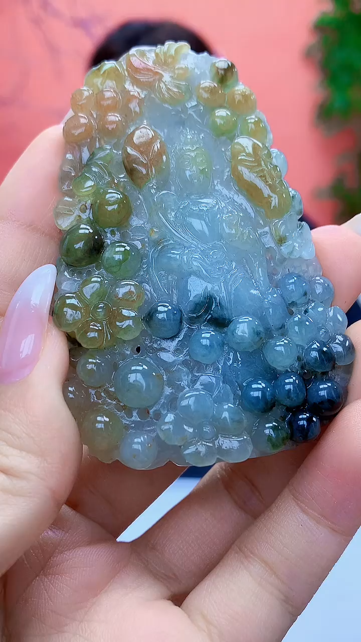 未镶嵌定制翡翠4829ty-毛货挂件8